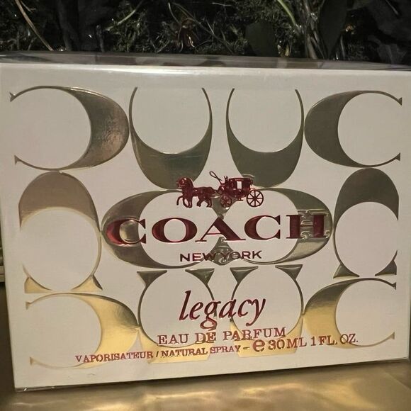 NIB D/C COACH Legacy EDP 1oz  Floral Woody Musk Legendary Women w/Timeless Grace - Picture 2 of 6